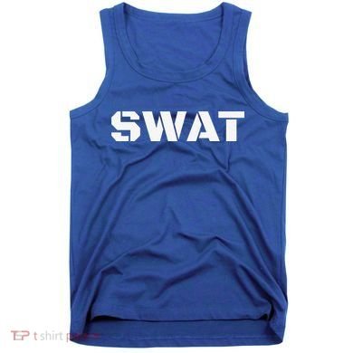 SWAT Team Halloween Costume Tactical Uniform Idea Tank Top