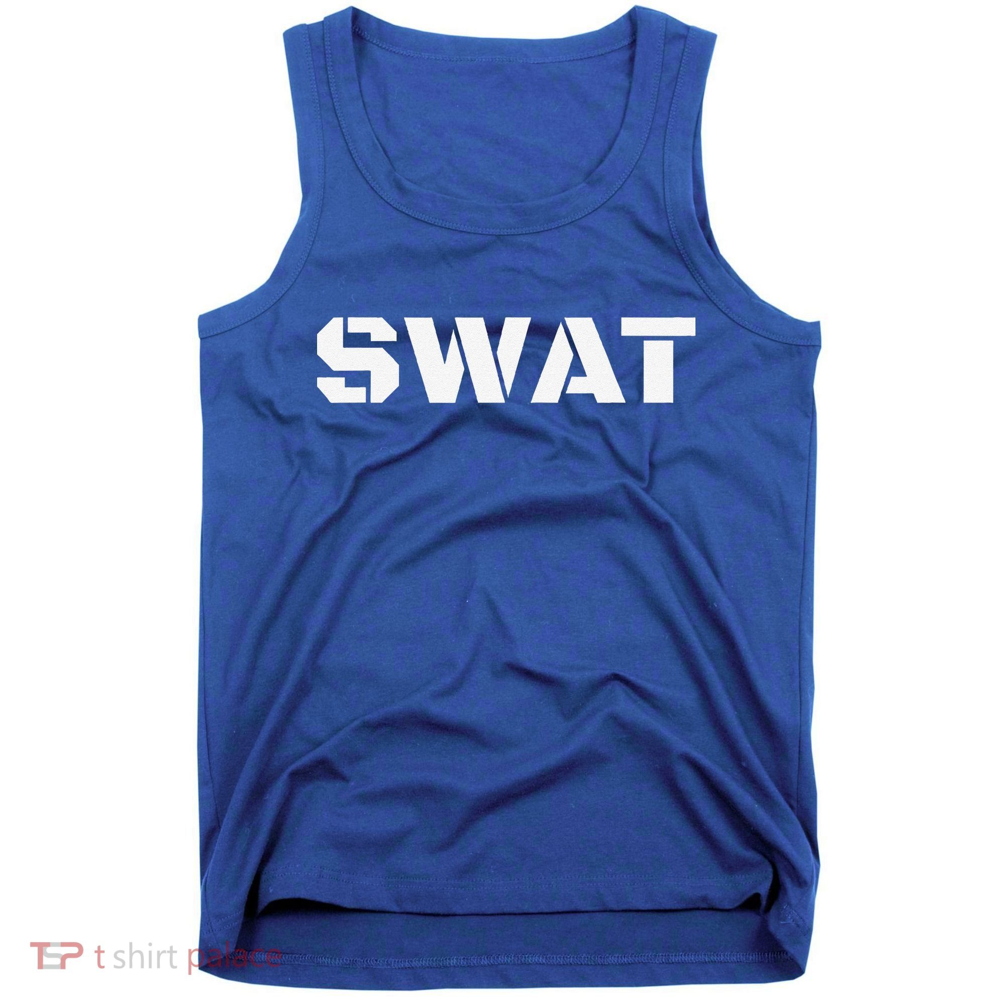 SWAT Team Halloween Costume Tactical Uniform Idea Tank Top