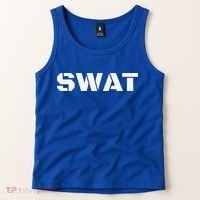 SWAT Team Halloween Costume Tactical Uniform Idea Tank Top thumb 2