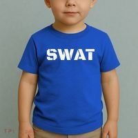 SWAT Team Halloween Costume Tactical Uniform Idea Toddler T-Shirt thumb 2
