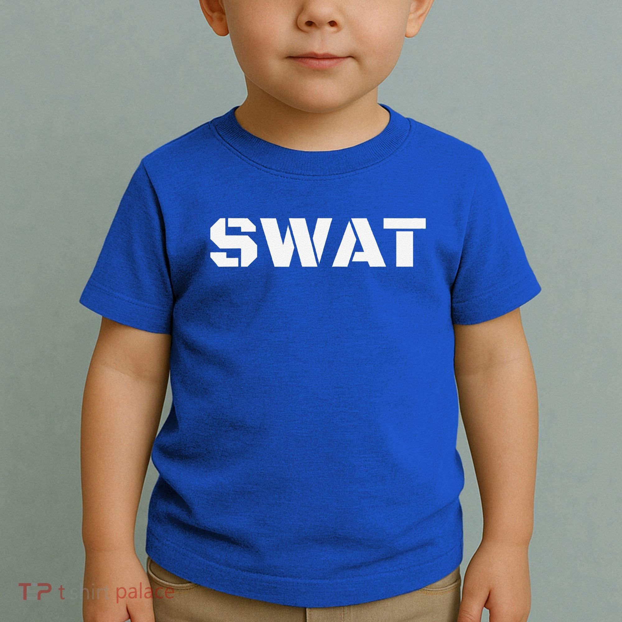 SWAT Team Halloween Costume Tactical Uniform Idea Toddler T-Shirt