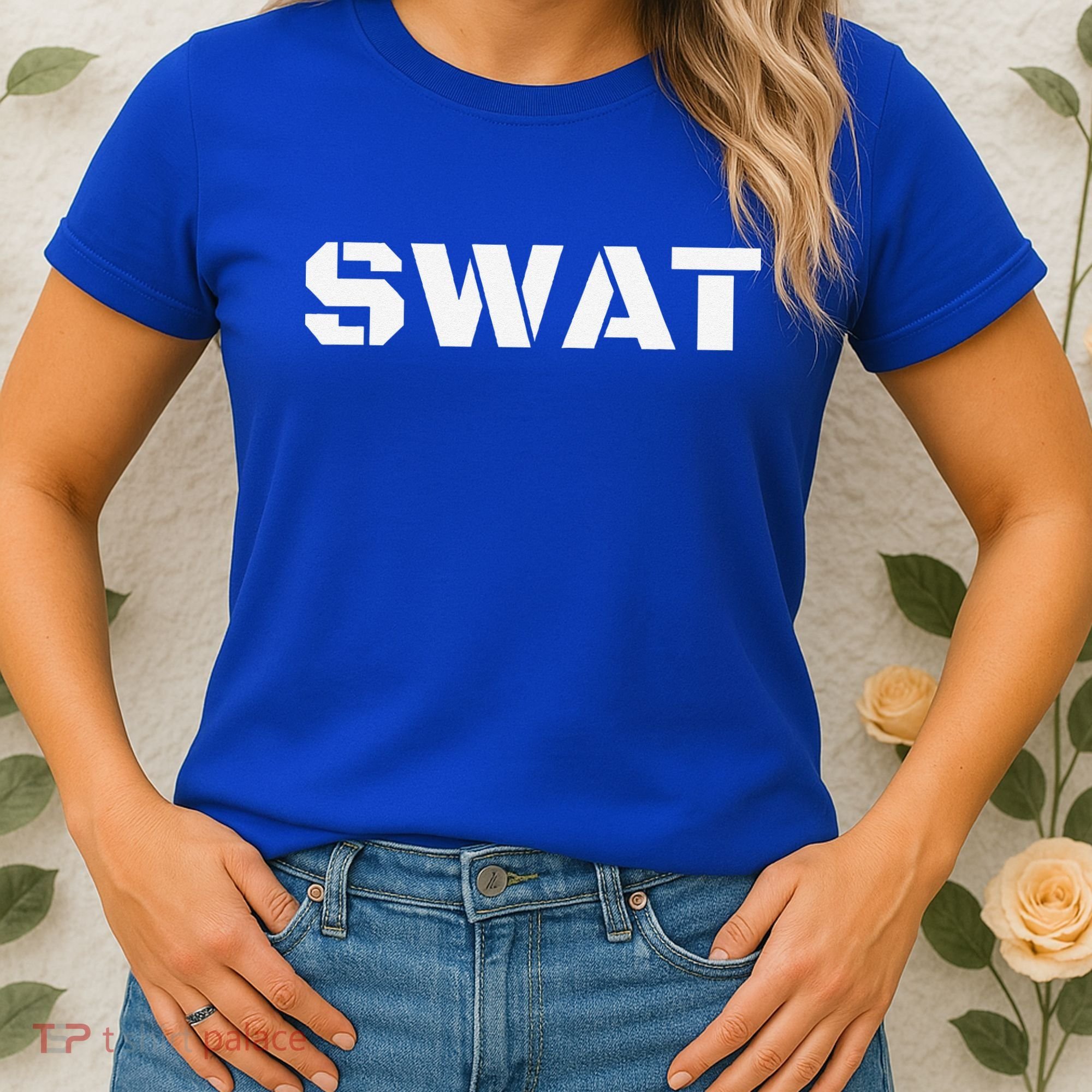 SWAT Team Halloween Costume Tactical Uniform Idea Women's T-Shirt