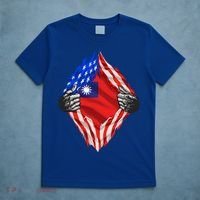 Super Taiwanese Heritage Taiwan Roots Usa Flag Cool Gift T-Shirt thumb 5