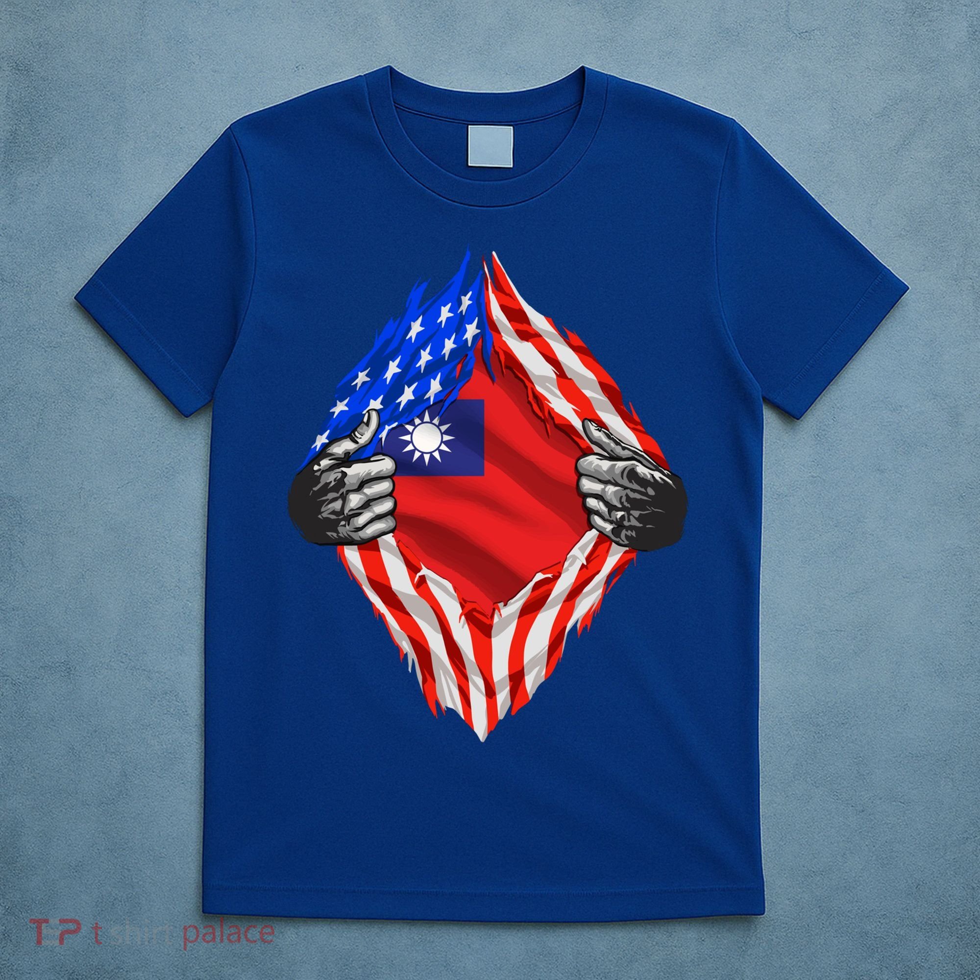 Super Taiwanese Heritage Taiwan Roots Usa Flag Cool Gift T-Shirt