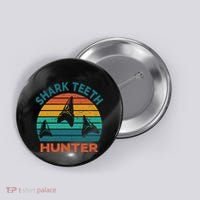 Shark Th Hunter Shark Th Collector Fossil Hunting Button thumb 0