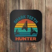 Shark Th Hunter Shark Th Collector Fossil Hunting Coaster thumb 0