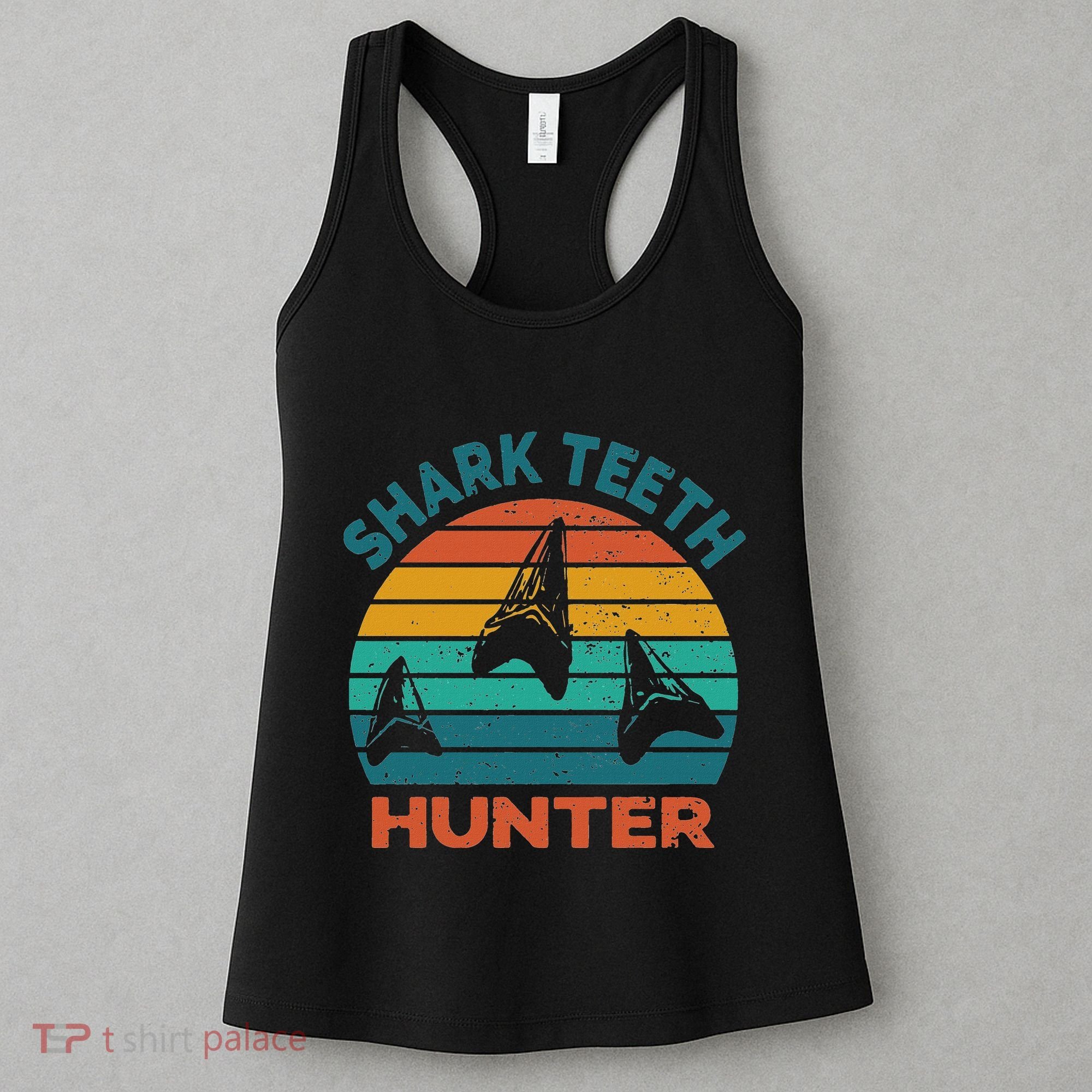 Shark Th Hunter Shark Th Collector Fossil Hunting Women's Tank Top
