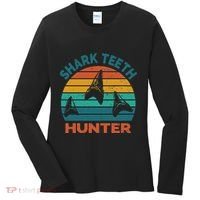 Shark Th Hunter Shark Th Collector Fossil Hunting Women's Long Sleeve Shirt thumb 0