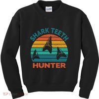 Shark Th Hunter Shark Th Collector Fossil Hunting Kids Sweatshirt thumb 0