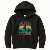 Shark Th Hunter Shark Th Collector Fossil Hunting Kids Hoodie thumb 0