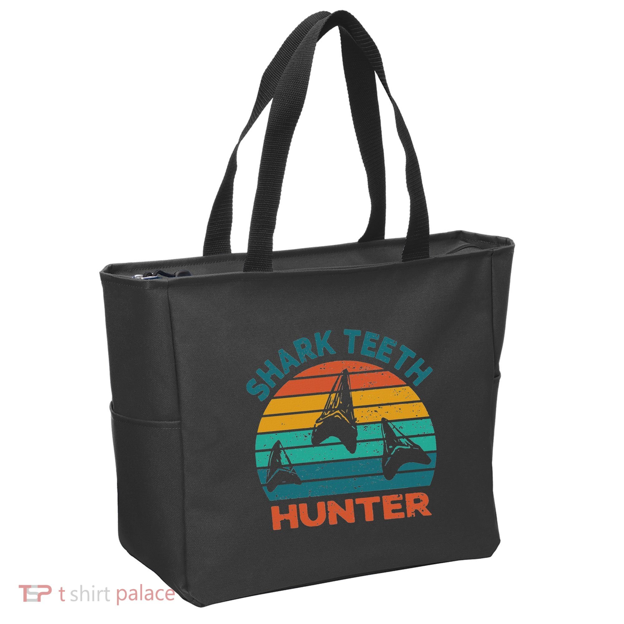 Shark Th Hunter Shark Th Collector Fossil Hunting Tote Bag