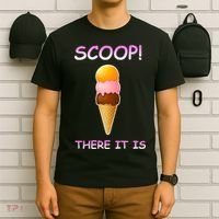 Scoop There It Is Tag Team Funny Ice Cream Pun Sweet Tooth Cute Gift T-Shirt thumb 6