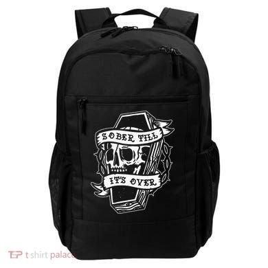 Sober Till ItS Over Aa Na Gift Recovery 12 Steps Sobriety Backpack