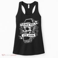 Sober Till ItS Over Aa Na Gift Recovery 12 Steps Sobriety Women's Tank Top thumb 0