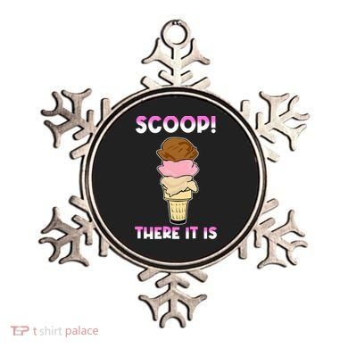 Scoop There It Is Tag Team Funny Ice Cream Pun Sweet Tooth Cute Gift Ornament