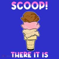 Scoop There It Is Tag Team Funny Ice Cream Pun Sweet Tooth Cute Gift T-Shirt thumb 7