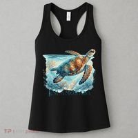 Sea Turtle Islamorada Florida Keys Women's Tank Top thumb 3