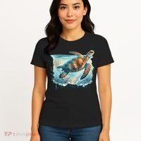 Sea Turtle Islamorada Florida Keys Women's T-Shirt thumb 4