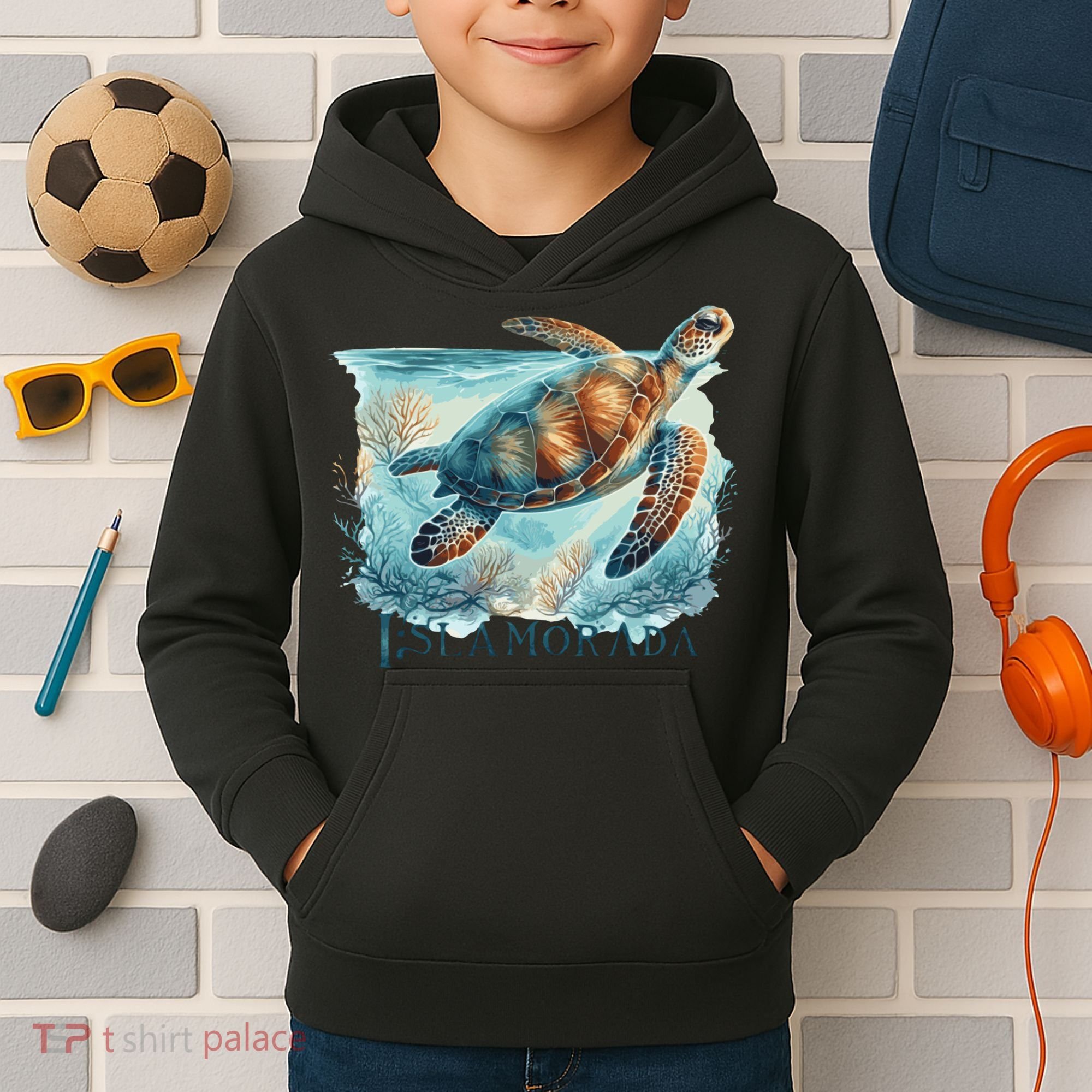 Sea Turtle Islamorada Florida Keys Kids Hoodie