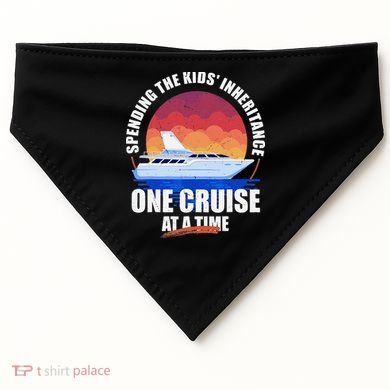 Spending The Inheritance One Cruise At A Time USA-Made Doggie Bandana