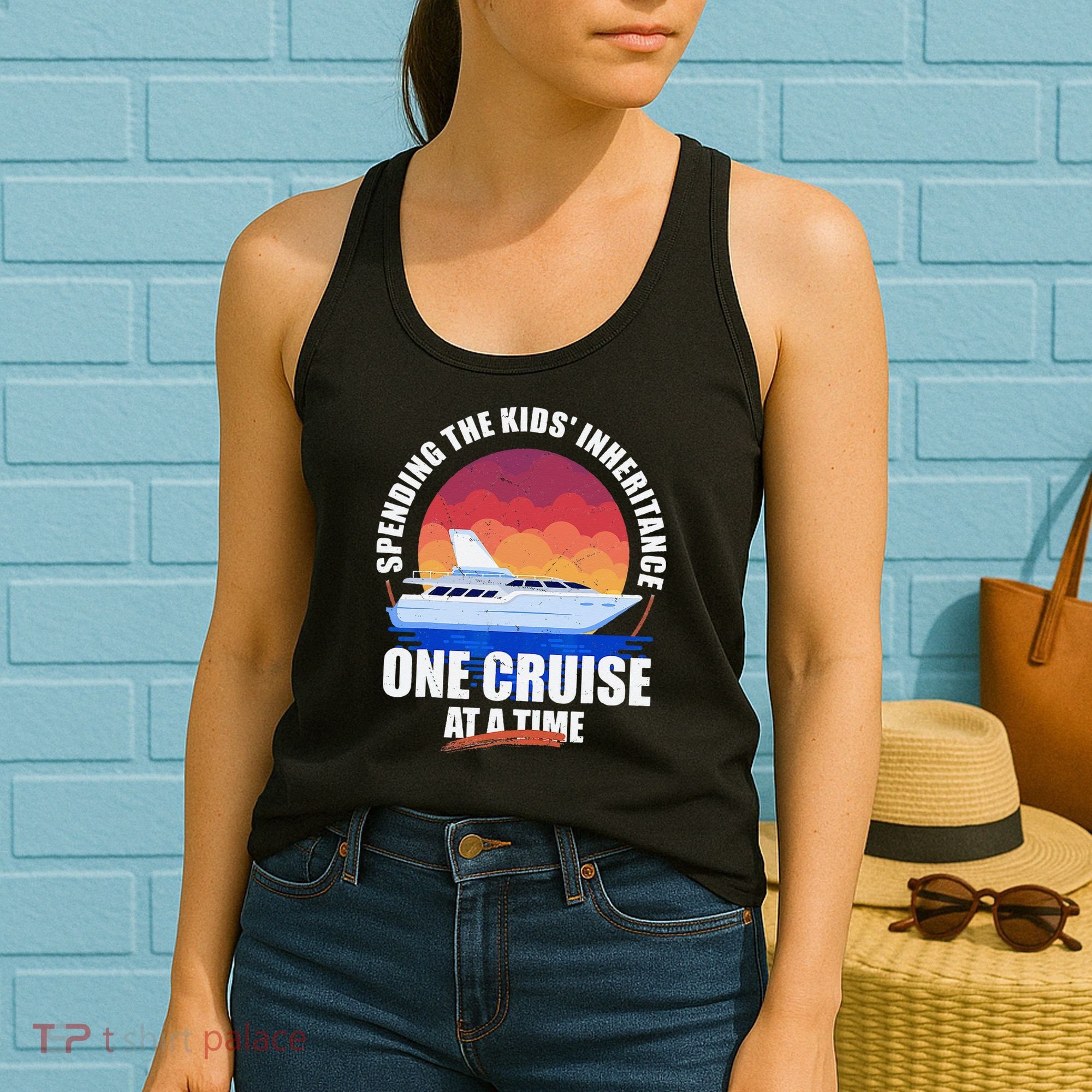 Spending The Inheritance One Cruise At A Time Women's Tank Top