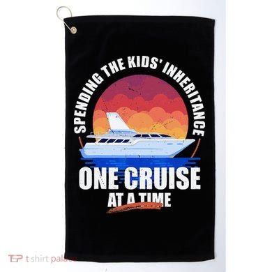 Spending The Inheritance One Cruise At A Time Golf Towel
