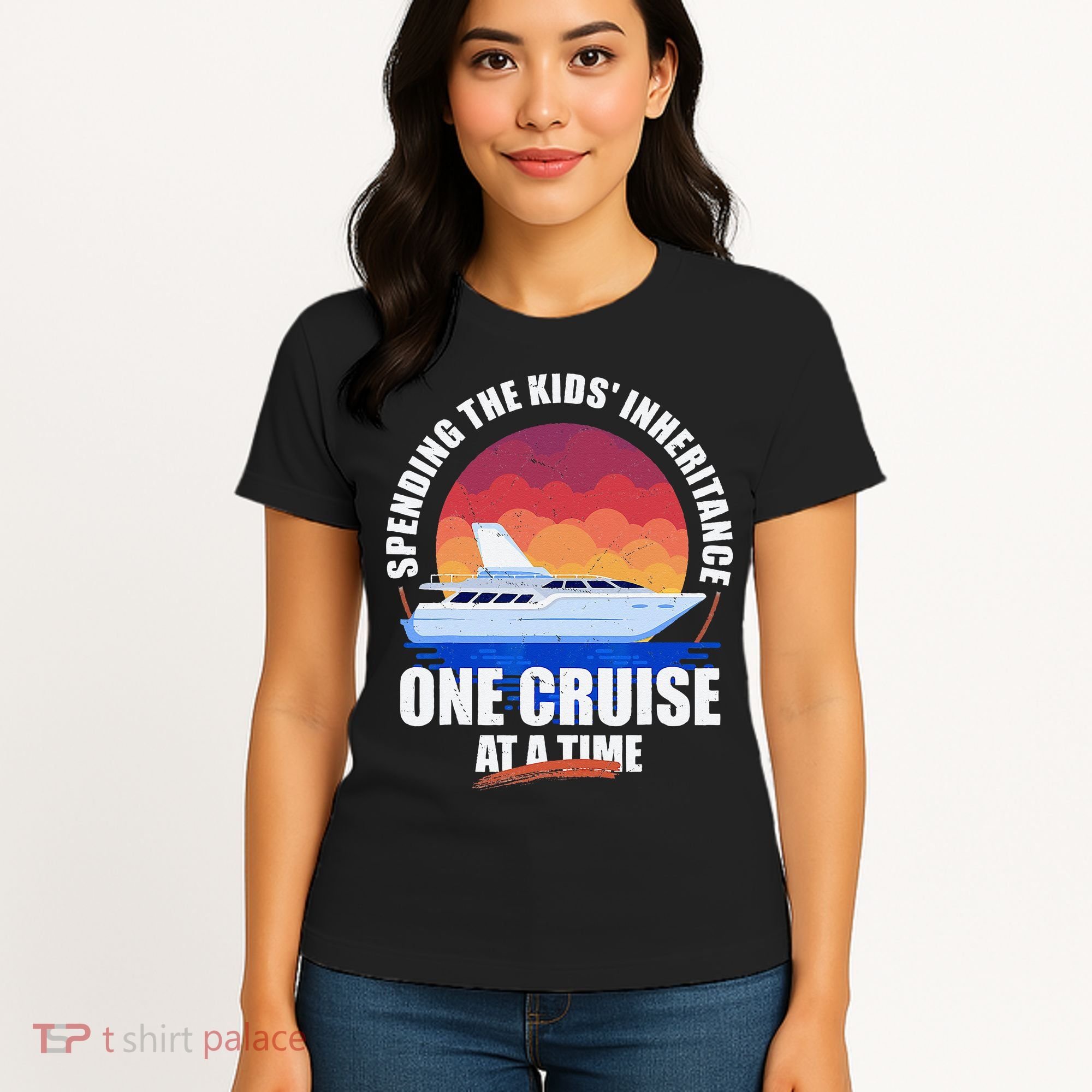 Spending The Inheritance One Cruise At A Time Women's T-Shirt