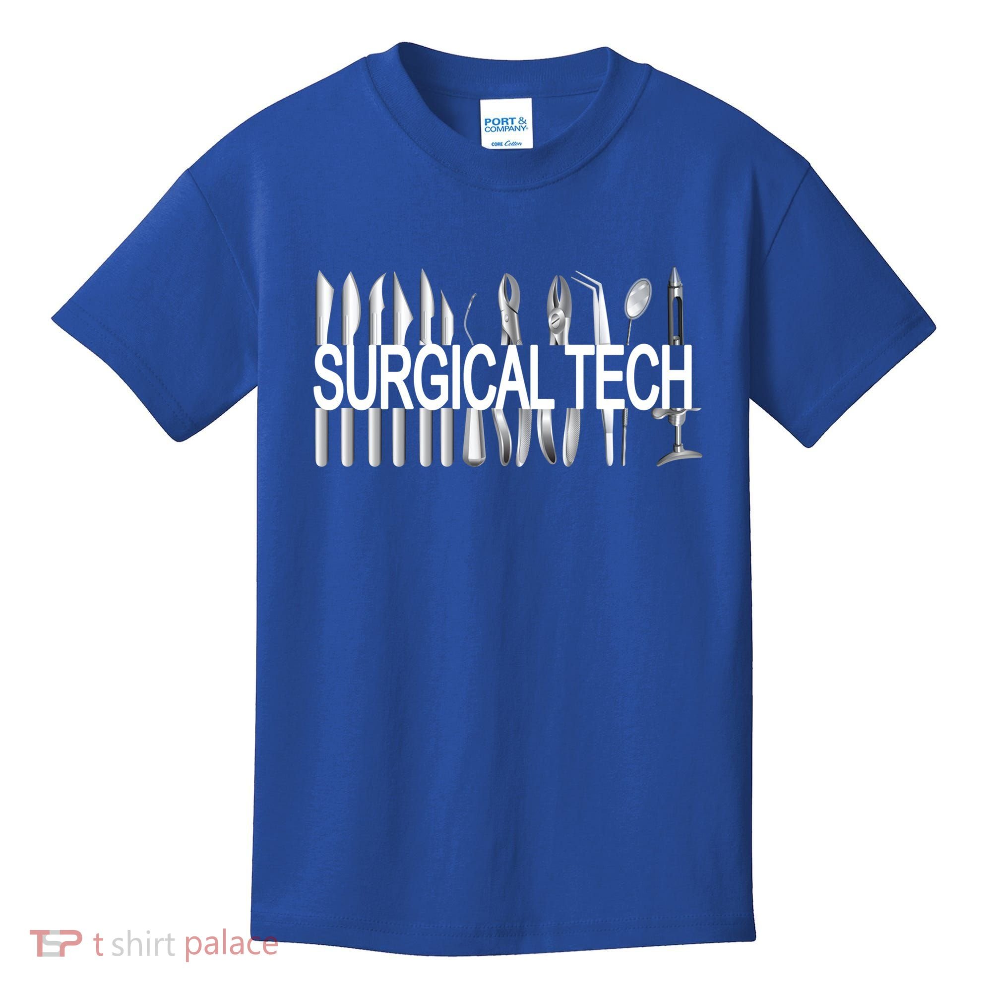 Surgical Tech Instruts Surgical Technologist Scrub Tech Gift Kids T-Shirt