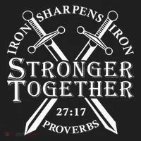 Strongers Together Iron Sharpens Iron Proverbs Women's Sweatshirt thumb 2