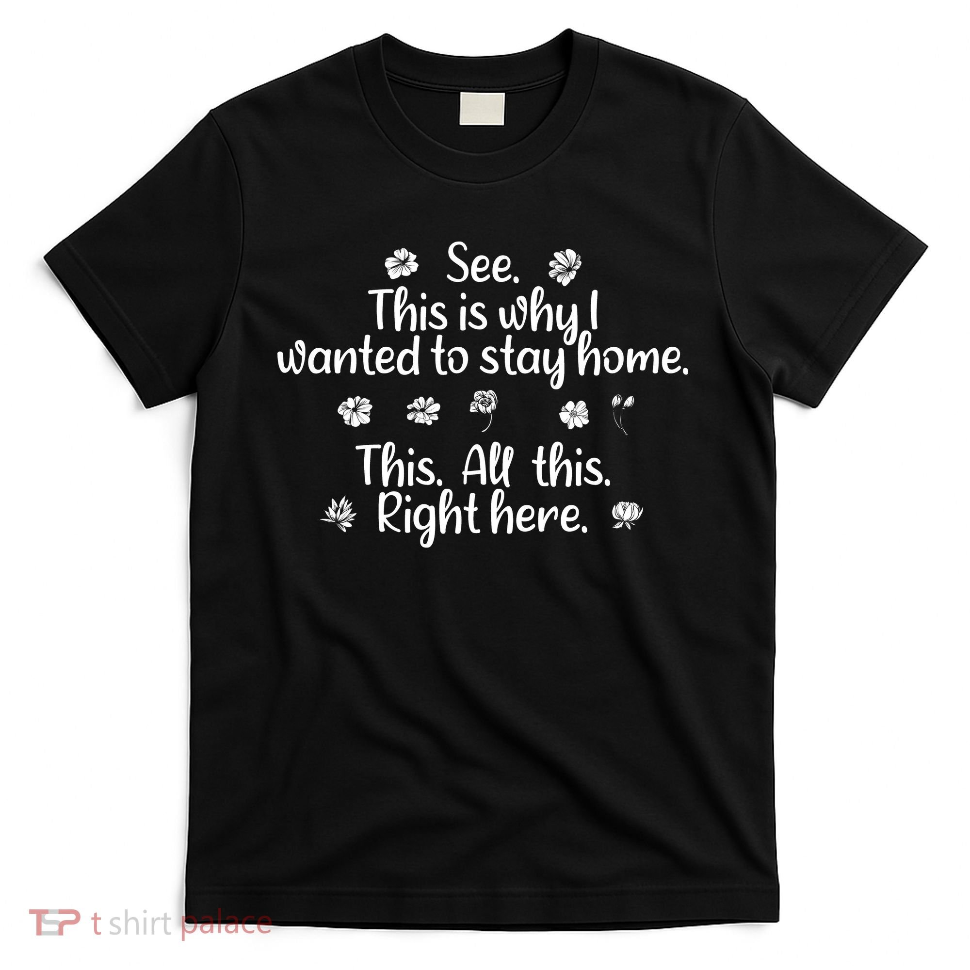 See This Is Why I Wanted To Stay Home This All This Right Here T-Shirt