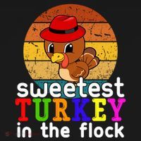 Sweetest Turkey In The Flock Hoodie thumb 7