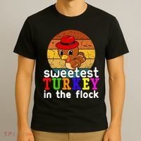 Sweetest Turkey In The Flock T-Shirt thumb 3