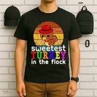 Sweetest Turkey In The Flock T-Shirt thumb 6