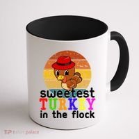 Sweetest Turkey In The Flock Coffee Mug thumb 1