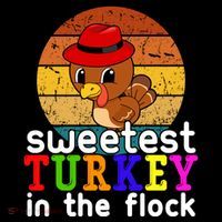 Sweetest Turkey In The Flock Women's Hoodie thumb 2