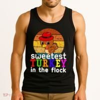 Sweetest Turkey In The Flock Tank Top thumb 3