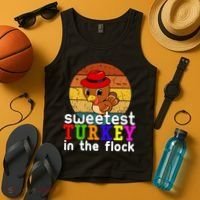 Sweetest Turkey In The Flock Tank Top thumb 4