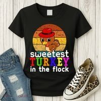 Sweetest Turkey In The Flock Women's T-Shirt thumb 3