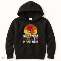 Sweetest Turkey In The Flock Kids Hoodie thumb 0