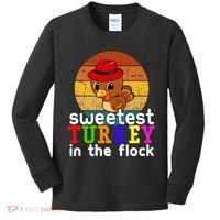 Sweetest Turkey In The Flock Kids Long Sleeve Shirt thumb 0
