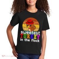 Sweetest Turkey In The Flock Kids T-Shirt thumb 2