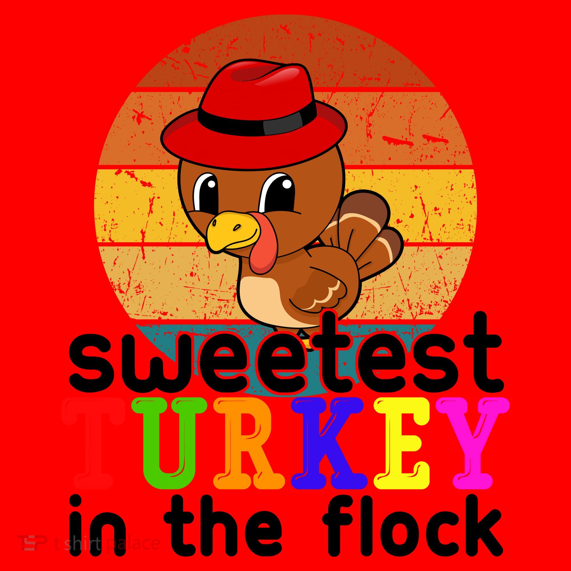 Sweetest Turkey In The Flock Santa Hat