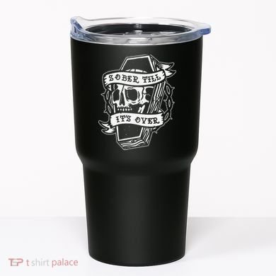 Sober Till It's Over AA NA Recovery Alcoholics Anonymous Tumbler