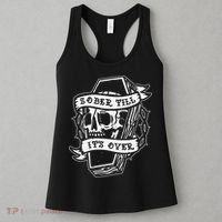 Sober Till It's Over AA NA Recovery Alcoholics Anonymous Women's Tank Top thumb 3