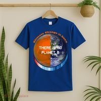 Showyourstripes – There Is No Planet B Climate Change Gift T-Shirt thumb 2