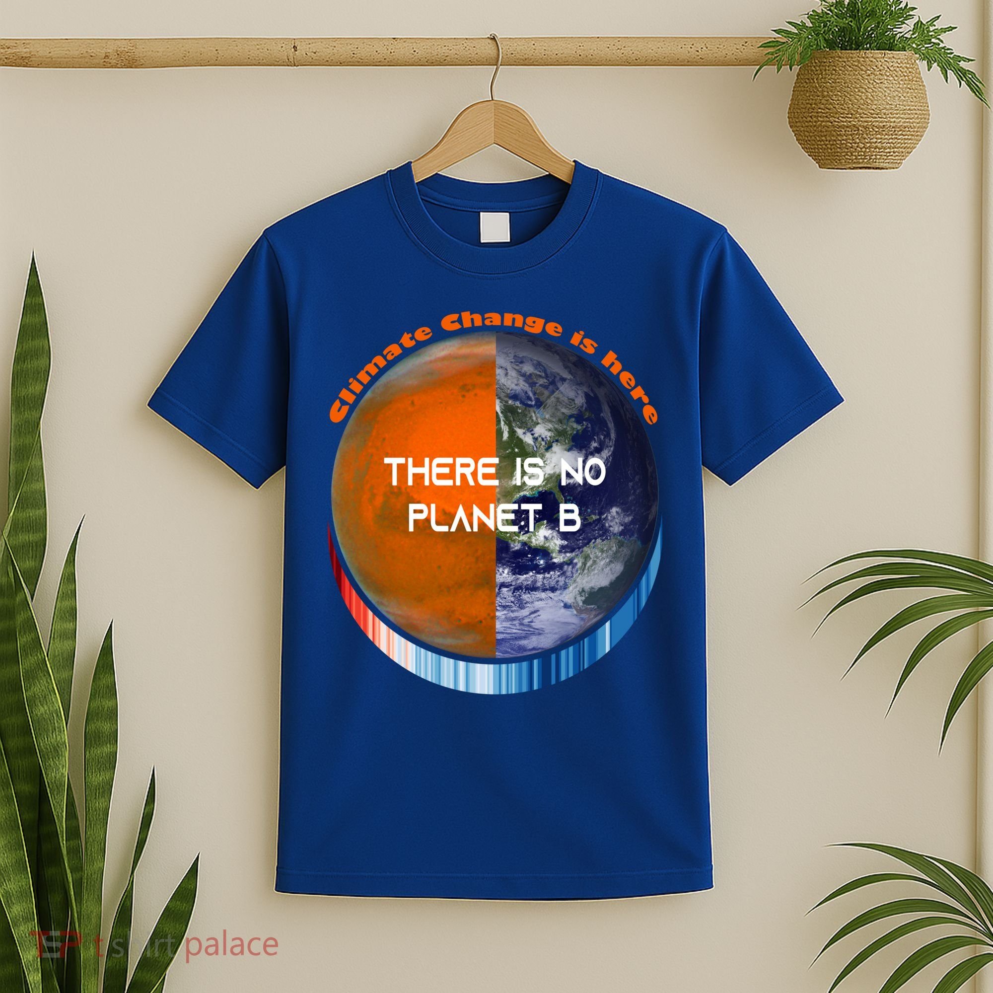 Showyourstripes – There Is No Planet B Climate Change Gift T-Shirt