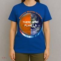 Showyourstripes – There Is No Planet B Climate Change Gift T-Shirt thumb 4