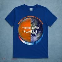 Showyourstripes – There Is No Planet B Climate Change Gift T-Shirt thumb 5