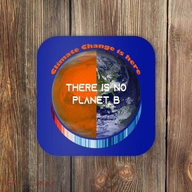 Showyourstripes – There Is No Planet B Climate Change Gift Coaster