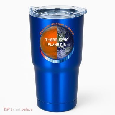 Showyourstripes – There Is No Planet B Climate Change Gift Tumbler